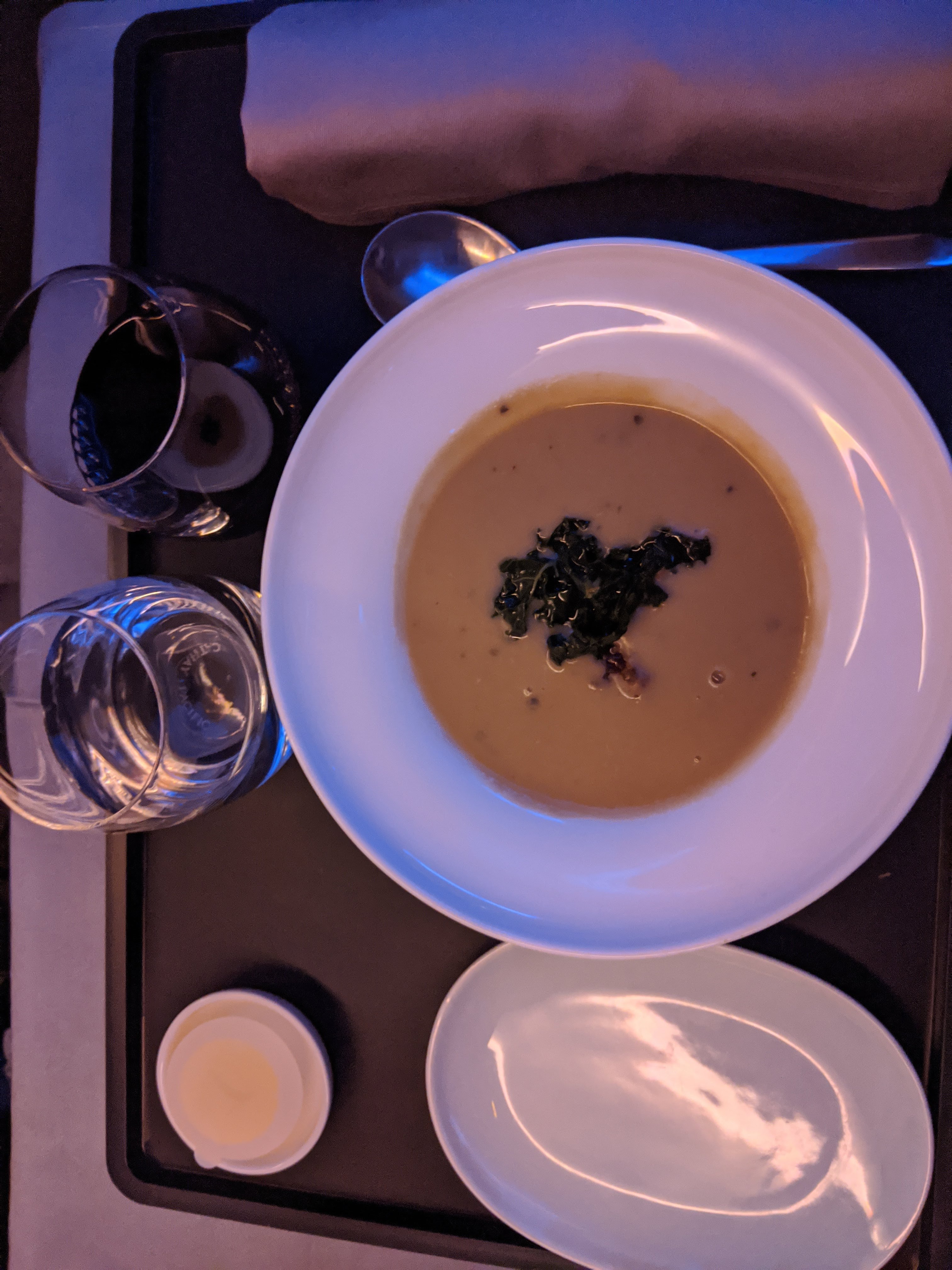 Yummy soup that was really heavy